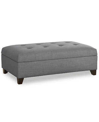 Kallison Fabric Storage Ottoman, Exclusively at Macy's