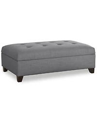 Kallison Fabric Storage Ottoman, Exclusively at Macy's