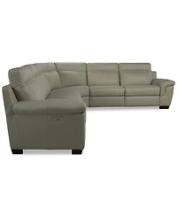 Julius Ii -Pc. Leather L Sectional with Power Recliners