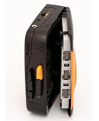 Gpo Bluetooth Portable Personal Cassette Player / Recorder with Built-In Speaker & Microphone, Bluetooth Headphones included (Black)