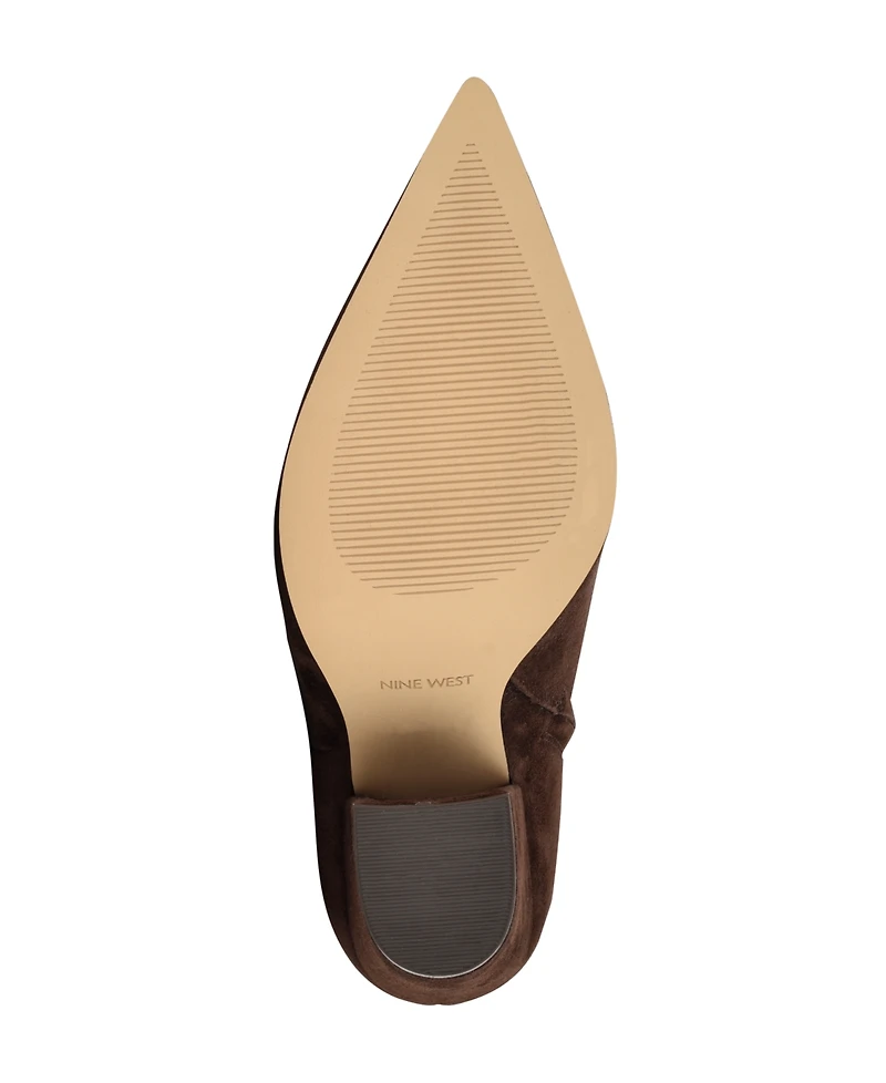 Nine West Women's Ariza Tapered Block Heel Booties