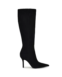 Nine West Women's Gerty Tall Pointy Toe Stiletto Boots