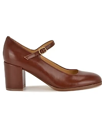Nine West Women's MaryJ Mary Jane Block Heel Pumps
