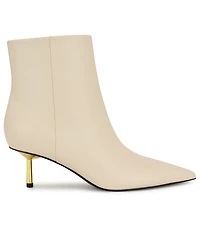 Nine West Women's Hamesa Pointy Toe Kitten Heel Booties