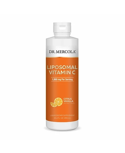 Dr. Mercola Liquid Liposomal Vitamin C, 30 Servings, Potent Antioxidant and Essential Nutrient