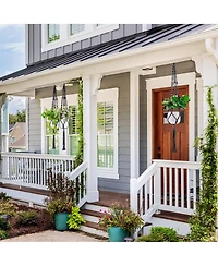 Sorbus Macrame Plant Hanger - for Indoor & Outdoor Hanging Cotton Rope, Home, Patio, Garden