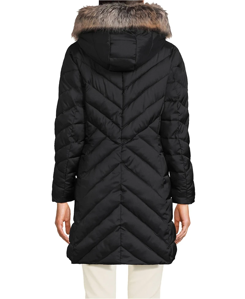 Lands' End Women's Insulated Cozy Fleece Lined Winter Coat
