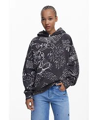 Desigual Women's Mickey lettering sweatshirt