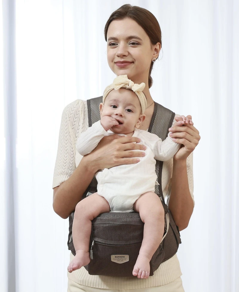 Sunveno 2-in-1 Ergonomic Baby Hipseat with Removable Shoulder Straps