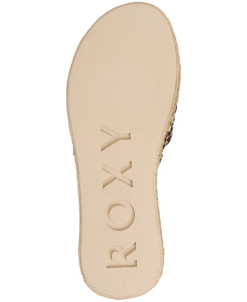 Roxy Women's Shoresoft Sld Round Toe Flat Sandals