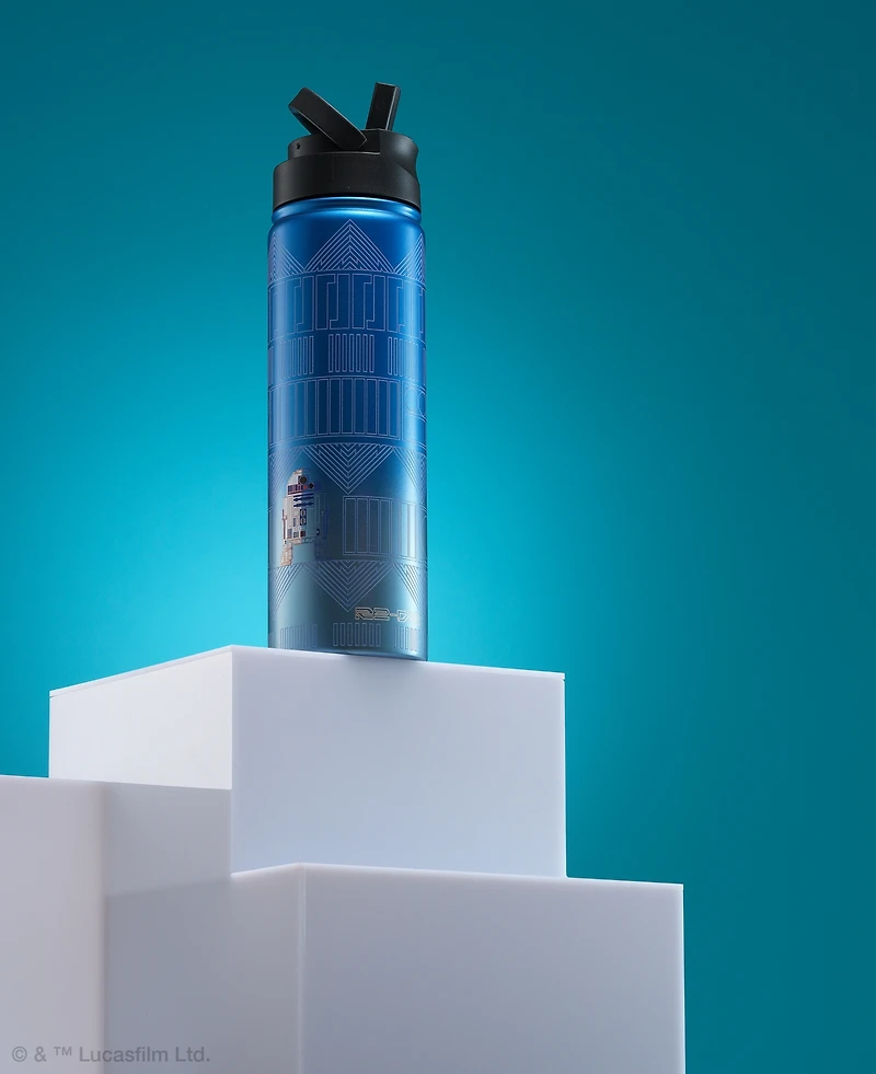 JoyJolt 22 oz. Star Wars Linear Vacuum Insulated Water Bottle