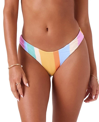 Roxy Juniors' Go My Way Reversible Cheeky Bikini Bottoms