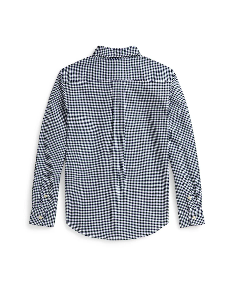 Polo Ralph Lauren Big Boys Gingham Performance Canvas Shirt