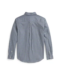 Polo Ralph Lauren Big Boys Gingham Performance Canvas Shirt
