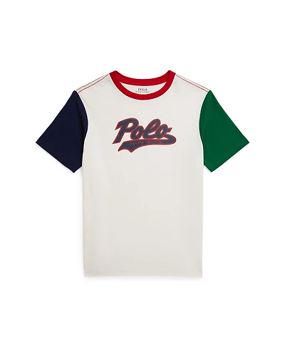 Polo Ralph Lauren Big Boys Logo Color Blocked T-Shirt