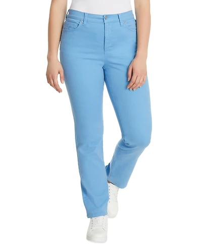 Gloria Vanderbilt Petite Amanda High Rise Straight Leg Jeans, Short