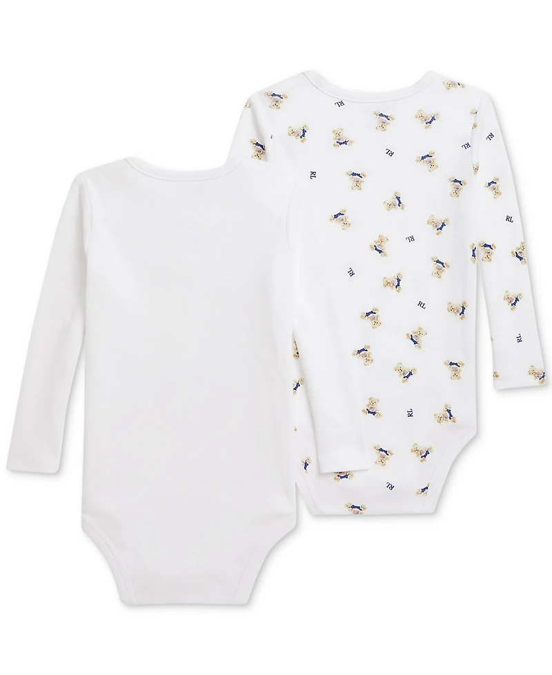 Polo Ralph Lauren Baby Boys 2-Pk. Cotton Bodysuits