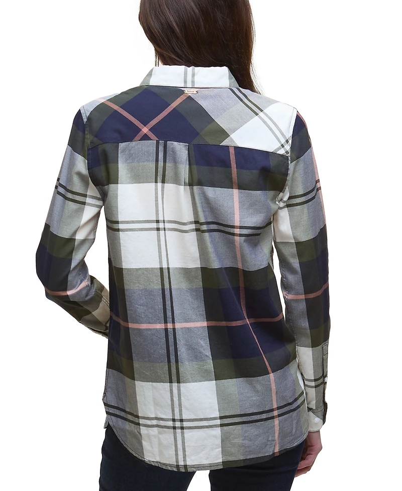 Barbour Women's Mooreland Plaid Button-Front Shirt