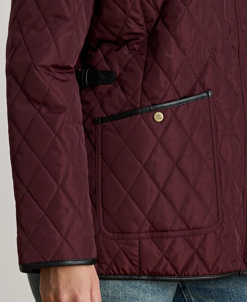 Lauren Ralph Women's Plus Quilted Coat, Exclusively for Macys