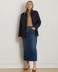 Lauren Ralph Lauren Women's Plus Size Quilted Coat, Exclusively for Macys