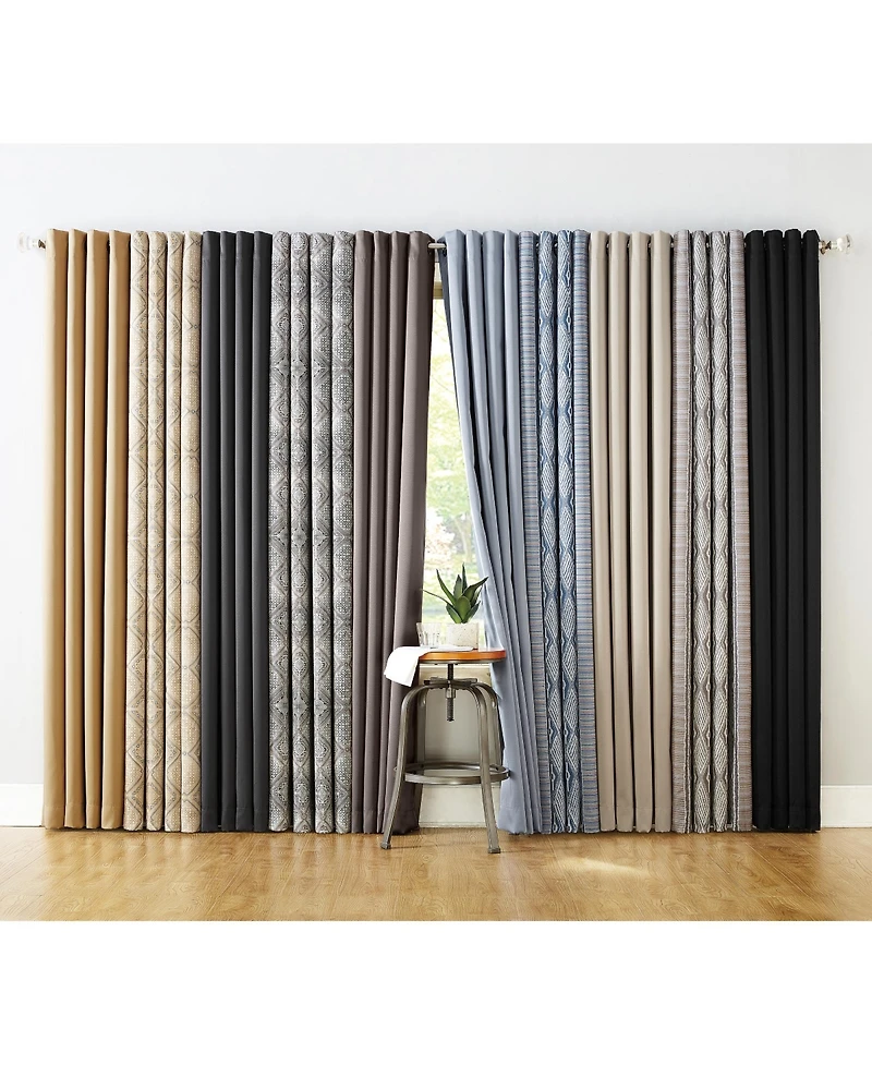 Oslo Theater Grade Extreme 100% Blackout Grommet Curtain Panel