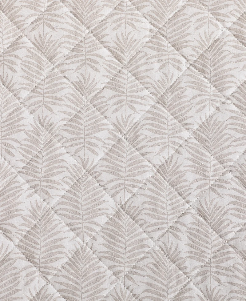 Tommy Bahama Fronds Cotton Reversible 3-Pc. Quilt Set, Full/Queen