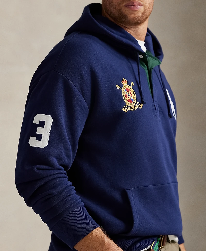 Polo Ralph Lauren Men's Big & Tall 20th Anniversary Crest Fleece Hoodie