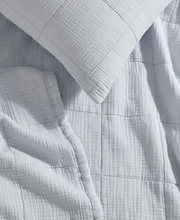 Calvin Klein Cotton Gauze Solid 3-Pc. Quilt Set