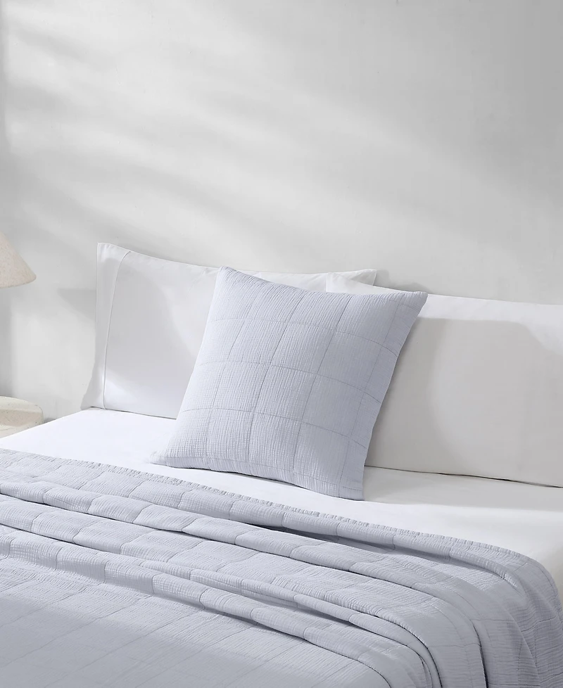 Calvin Klein Cotton Gauze Solid Decorative Pillow Cover, 22" x