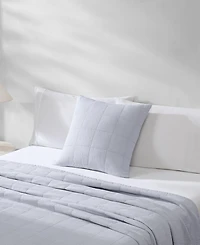 Calvin Klein Cotton Gauze Solid Decorative Pillow Cover, 22" x
