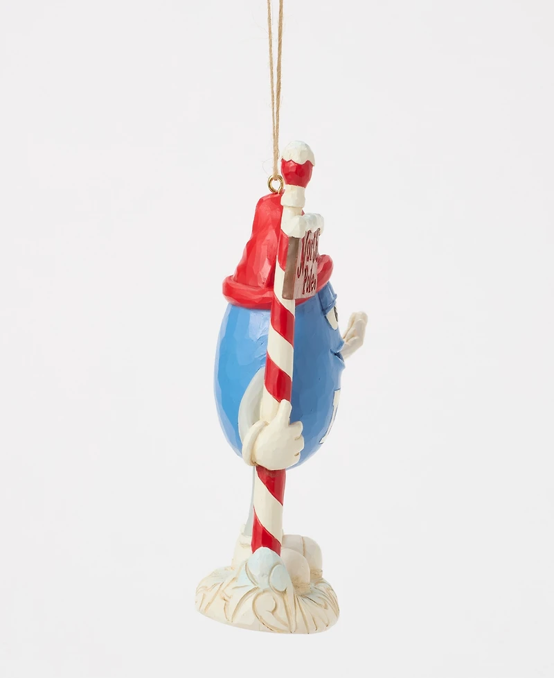 Jim Shore M and M'S Blue Character Elf Ornament