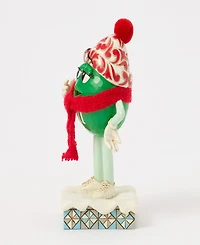 Jim Shore M and M'S Green Character with Scarf