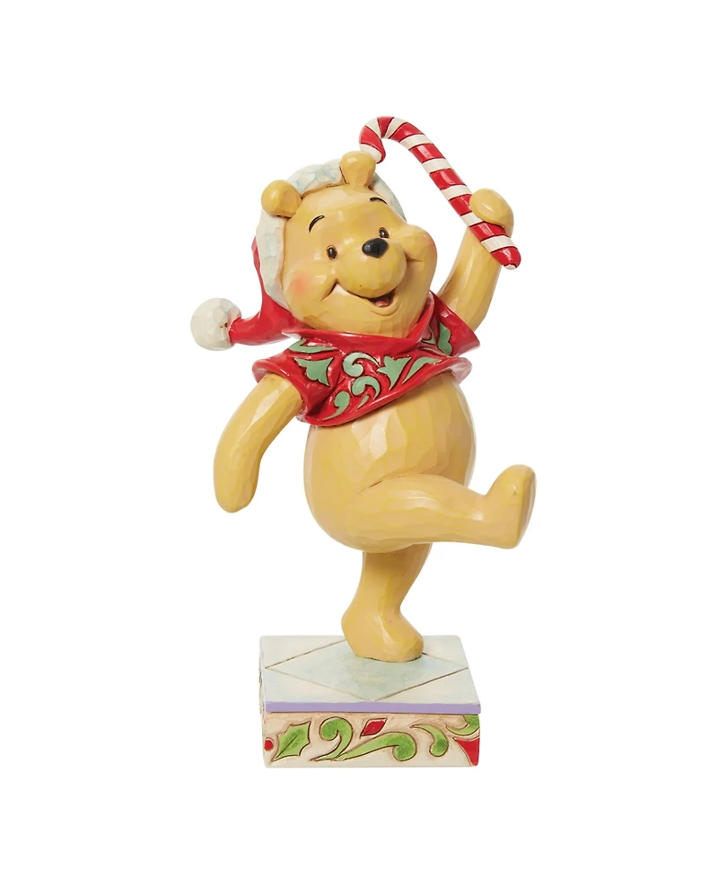 Jim Shore Disney Traditions Pooh Christmas Candy Cane
