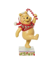 Jim Shore Disney Traditions Pooh Christmas Candy Cane