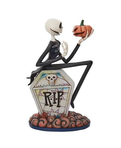 Jim Shore Disney Traditions Jack On Gravestone