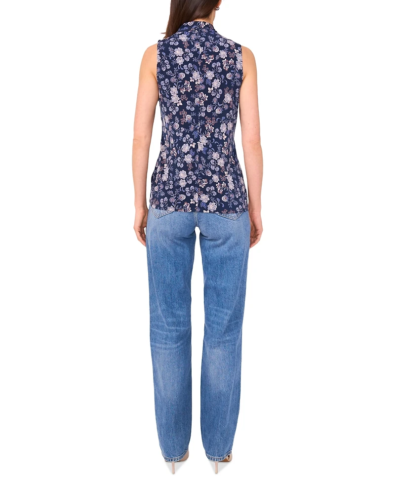 Vince Camuto Women's Sleeveless Front Wrap Top