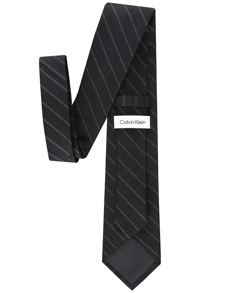 Calvin Klein Men's Callie Diagonal Pinstripe Tie