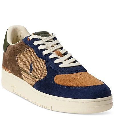 Polo Ralph Lauren Men's Suede & Wool Masters Court Sneakers