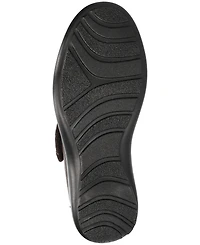 Easy Street Women's Joy Comfort Hook and Loop Flats