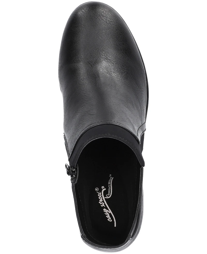 Easy Street Women's Langley Zipper Ankle Boots