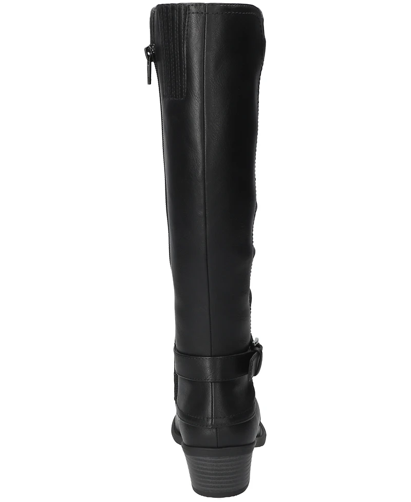 Easy Street Women's Tenille Tall Zipper Boots