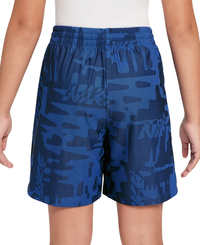 Nike Big Boys Knit Mesh Lined Dri-fit Shorts