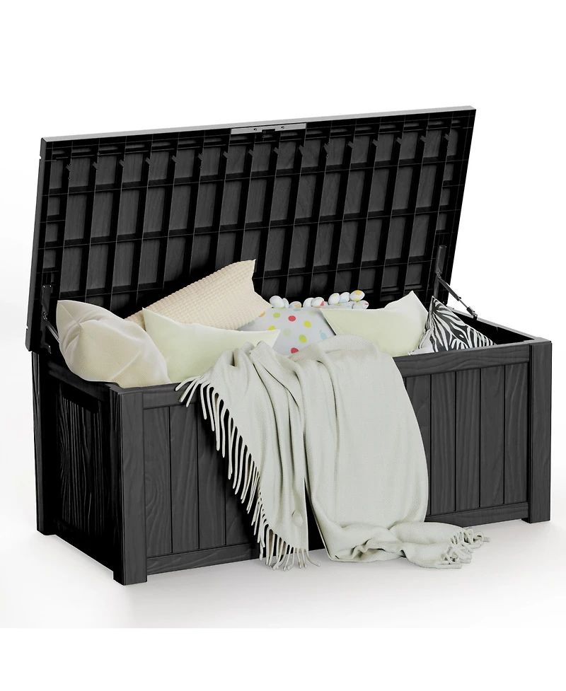 Mondawe 120 Gallon Resin Outdoor Storage Deck Box