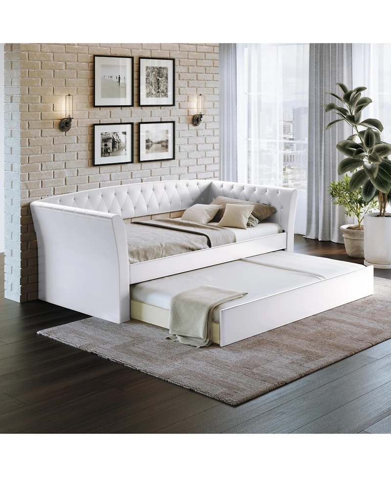 Boyd Sleep St. Ives Daybed, Upholstered, White, Twin