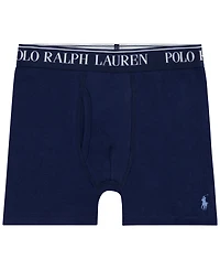Polo Ralph Lauren Big Boys Cotton Stretch Boxer Briefs 3-Pack