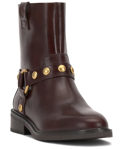 Vince Camuto Women's Amais Full Zip Closure Moto Booties