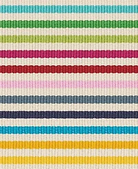 Dash and Albert Rugs by Annie Selke Rainbow Stripe Machine Washable DA2052 2'x3' Area Rug
