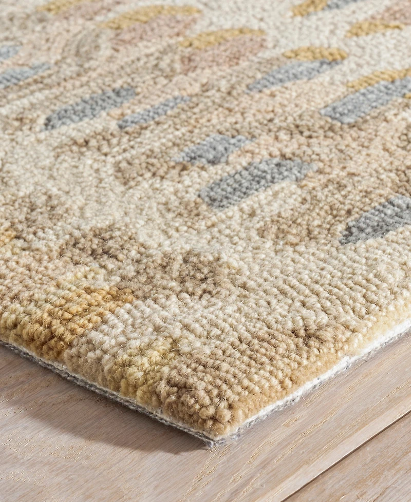 Dash and Albert Rugs by Annie Selke Paint Chip Wool DA1829 6'x9' Area Rug