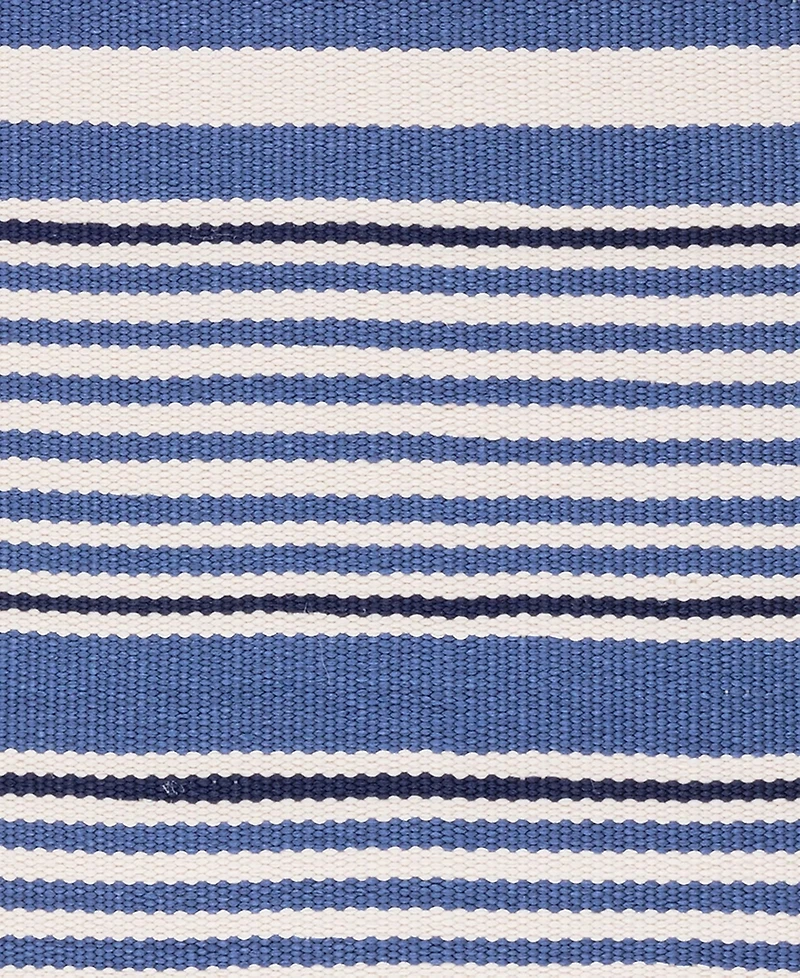 Dash and Albert Rugs by Annie Selke Rugby Stripe Indoor/Outdoor RDB176 6'x9' Area Rug