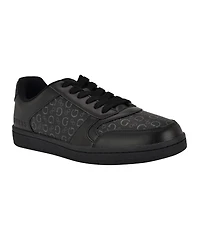 Guess Men's Leaton Branded Lace Up Casual Sneakers